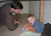 Man met kind